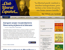 Tablet Screenshot of clubliberal.org